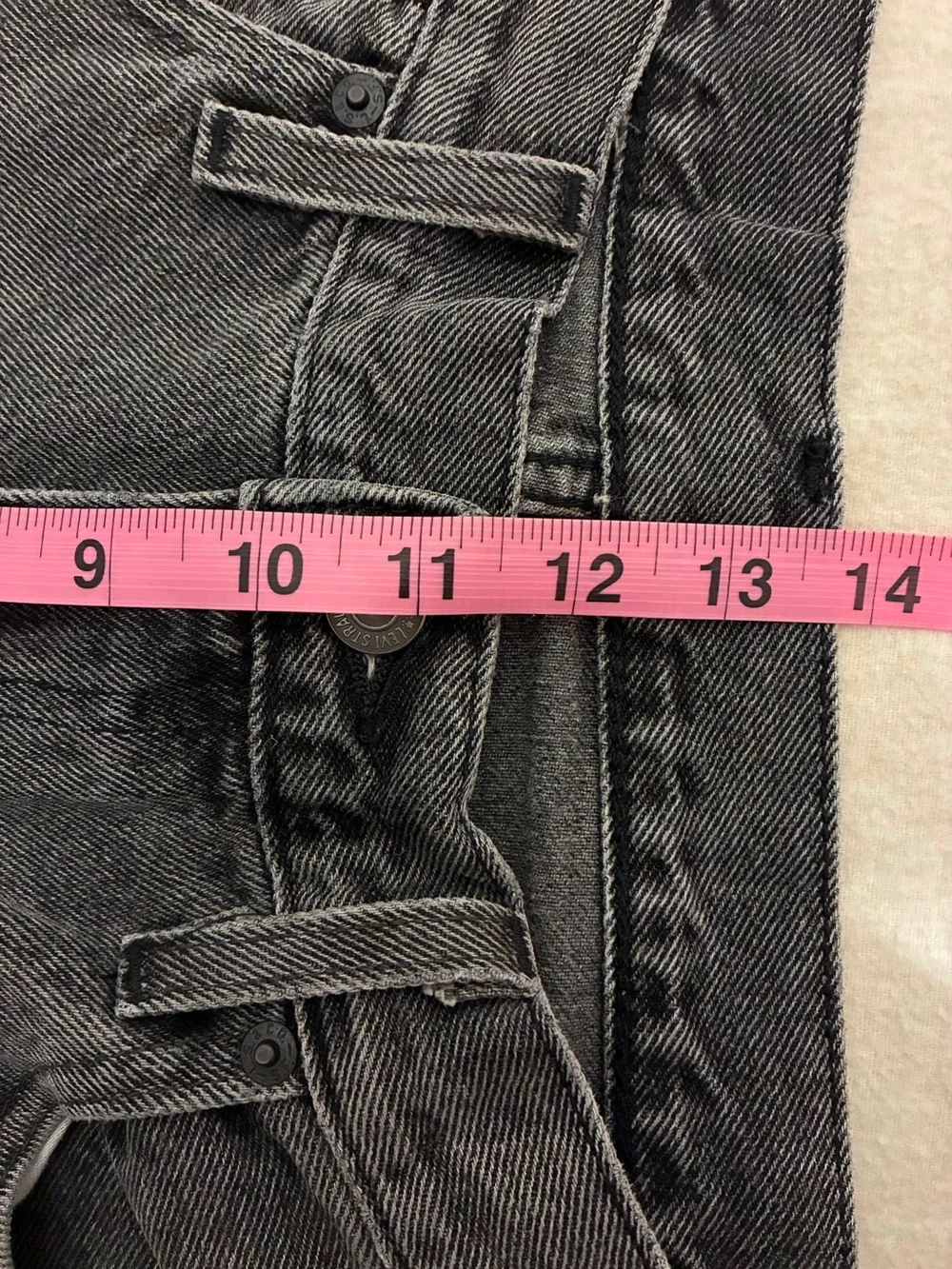 Levi's 568 Loose Straight Men Grey Jeans 100% Cotton 30x30
